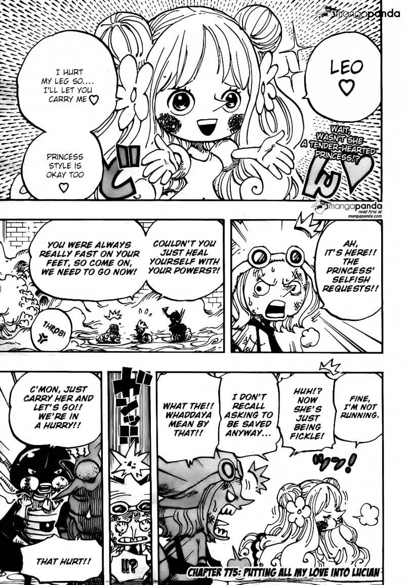 One Piece Chapter 775 page 1