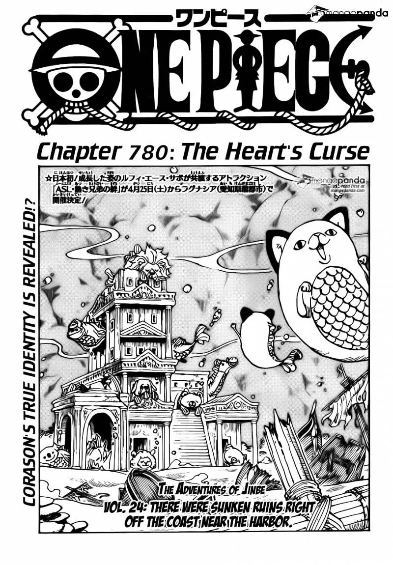 One Piece Chapter 780 page 1