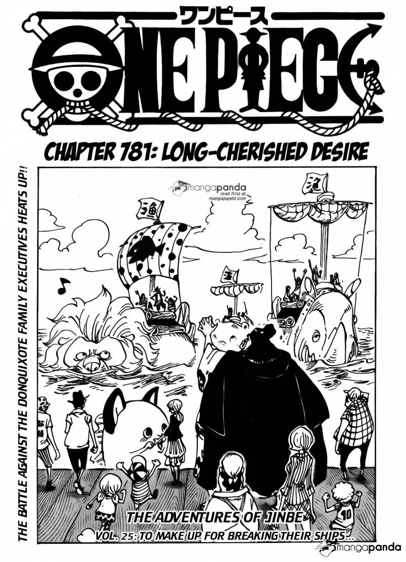 One Piece Chapter 781 page 1