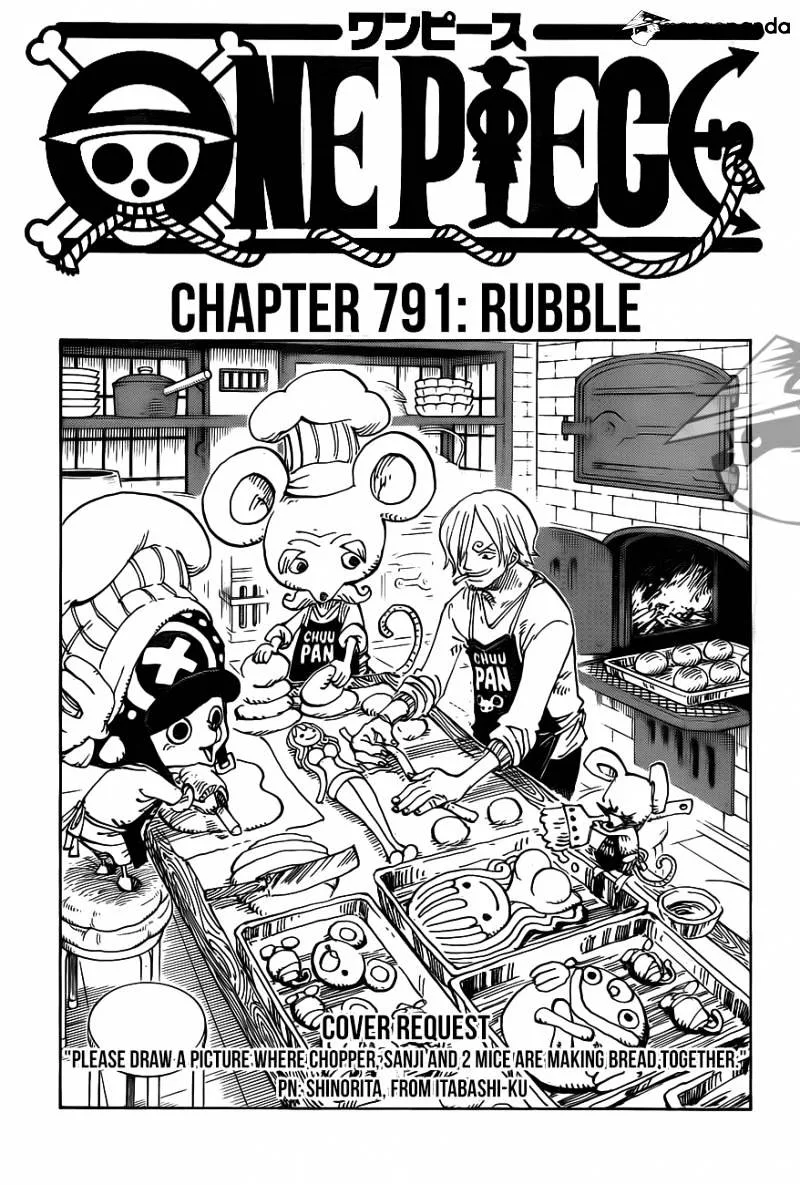 One Piece Chapter 791 page 1