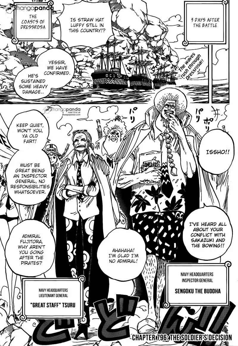 One Piece Chapter 796 page 3