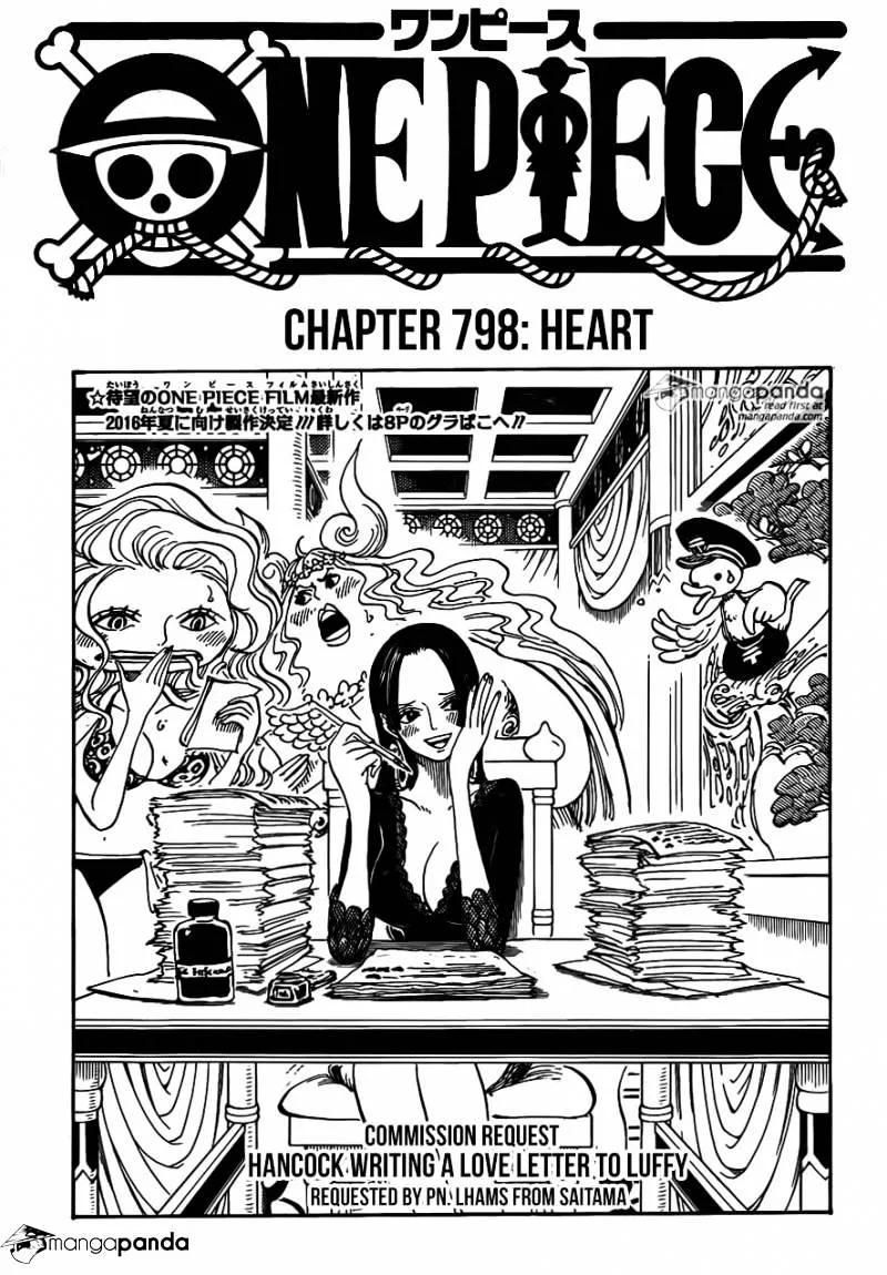 One Piece Chapter 798 page 1