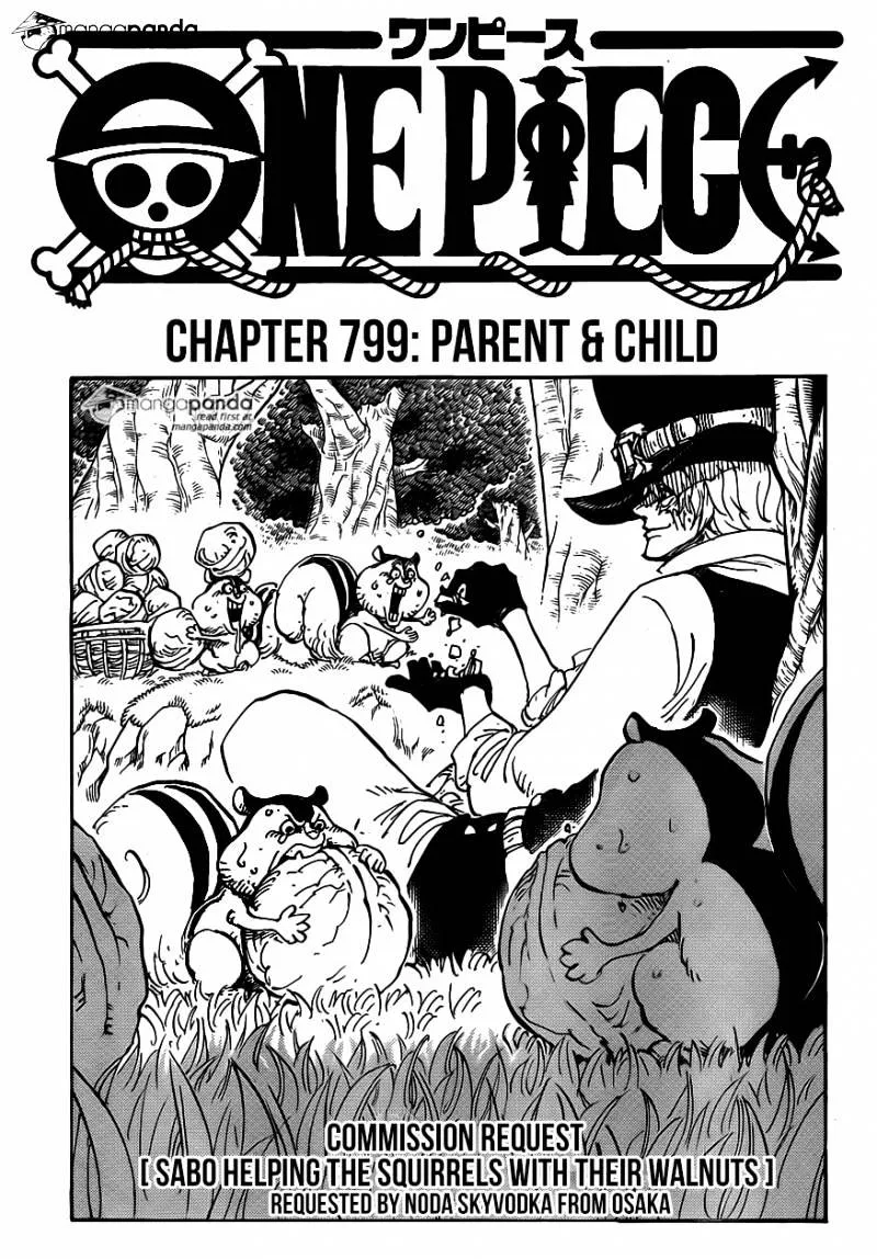 One Piece Chapter 799 page 1