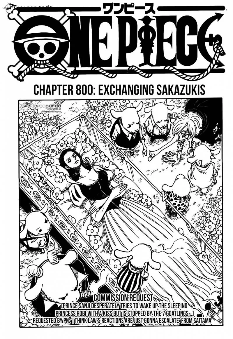 One Piece Chapter 800 page 1