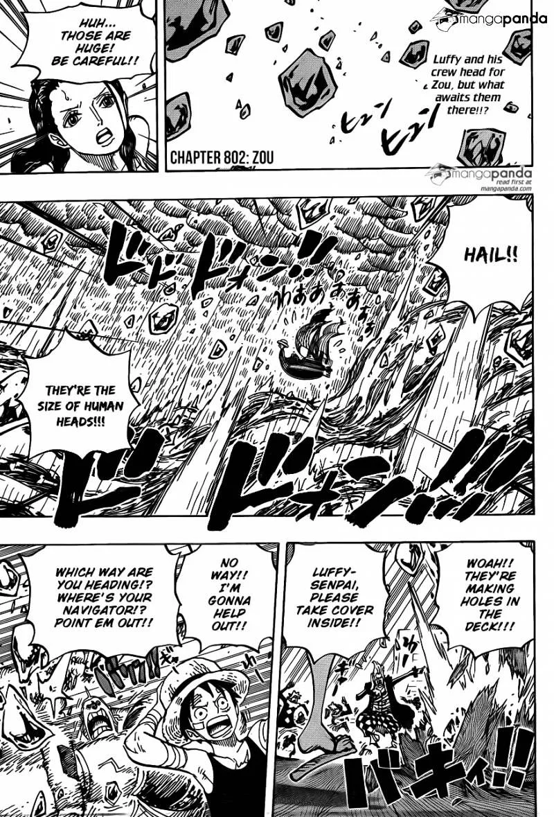 One Piece Chapter 802 page 3