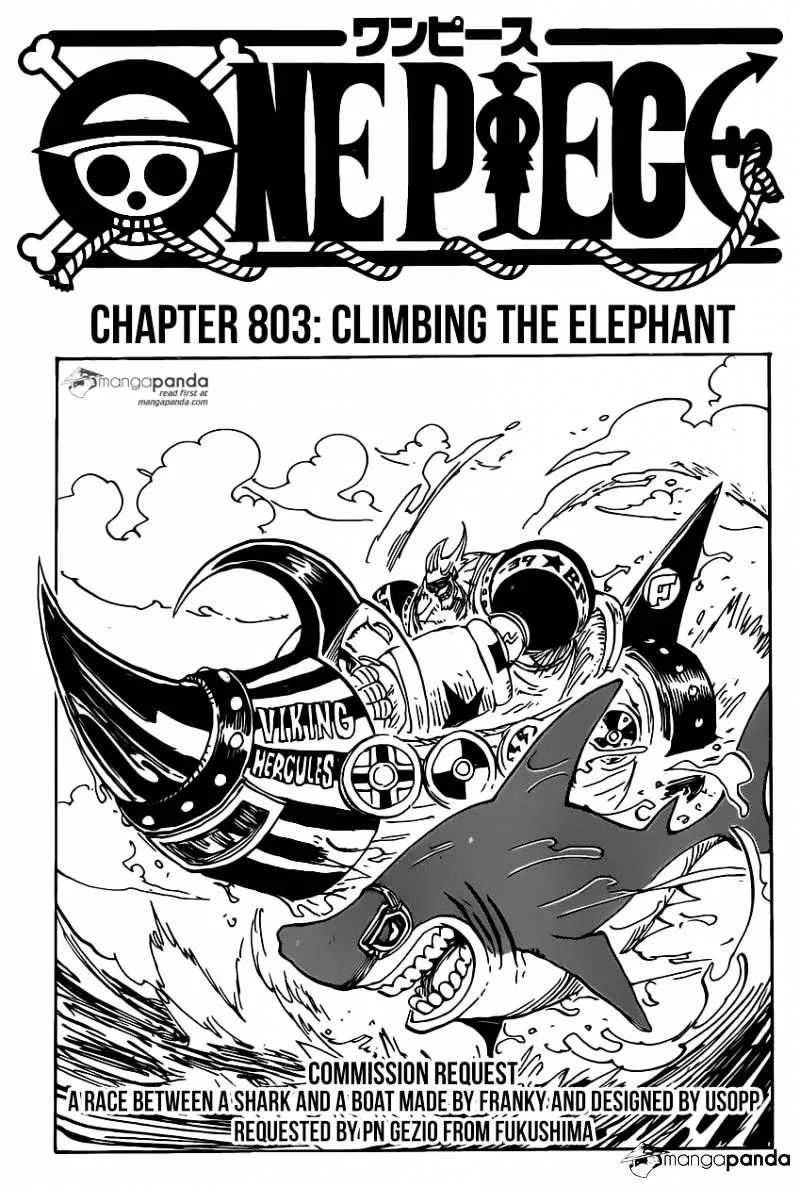 One Piece Chapter 803 page 1