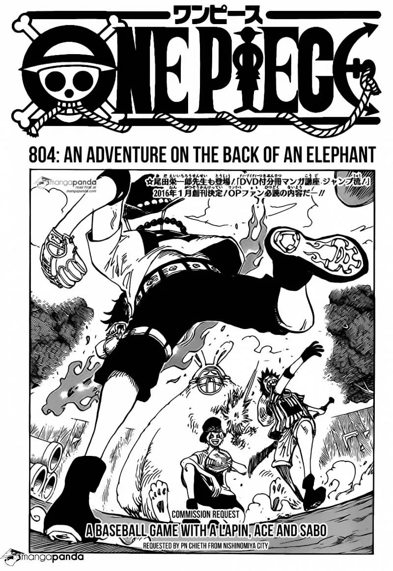 One Piece Chapter 804 page 1