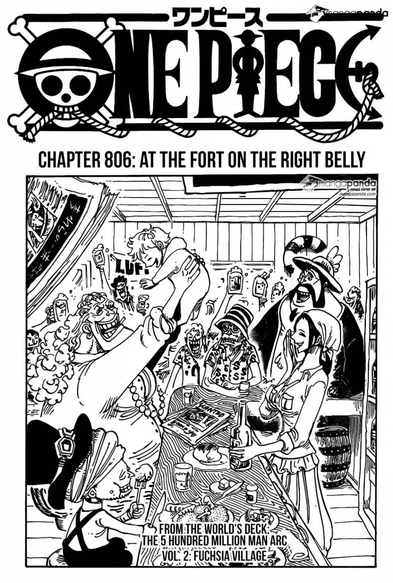One Piece Chapter 806 page 1