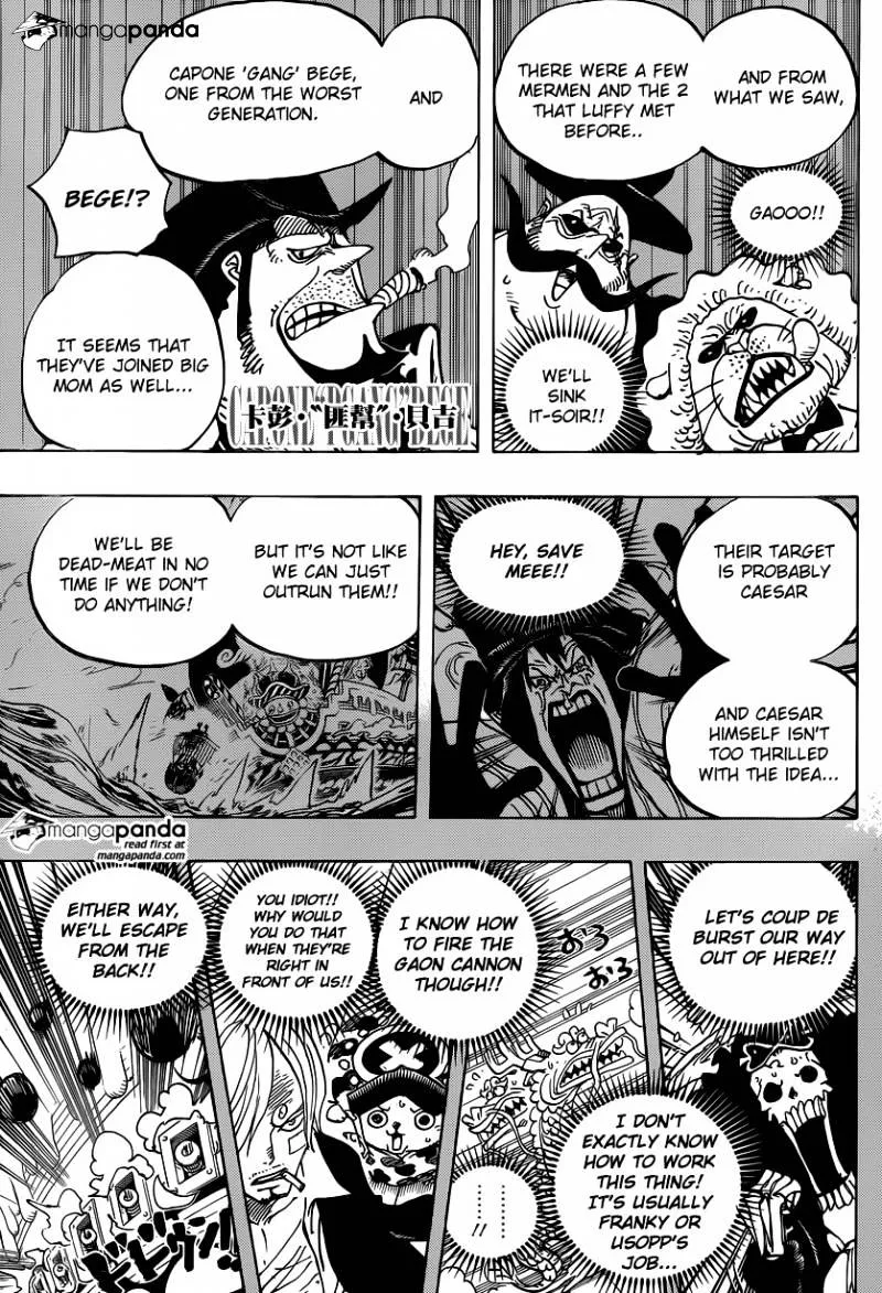 One Piece Chapter 807 page 8