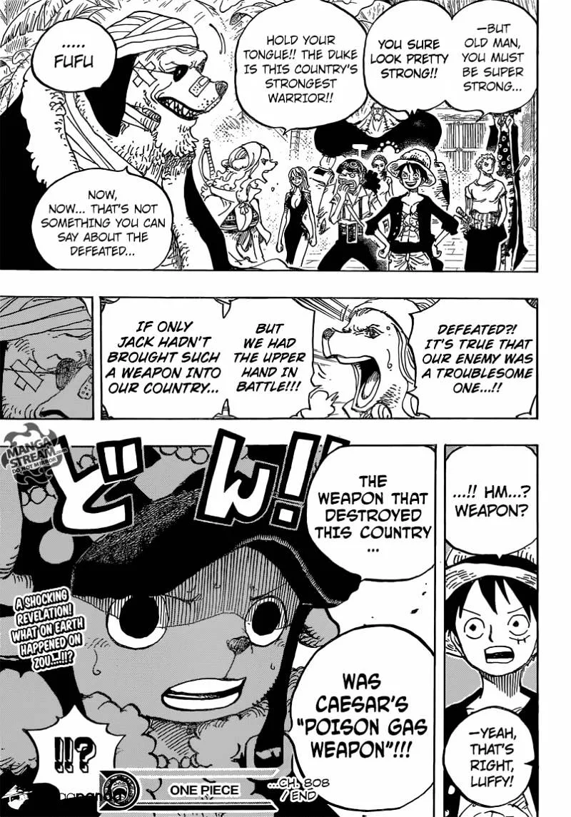 One Piece Chapter 808 page 18