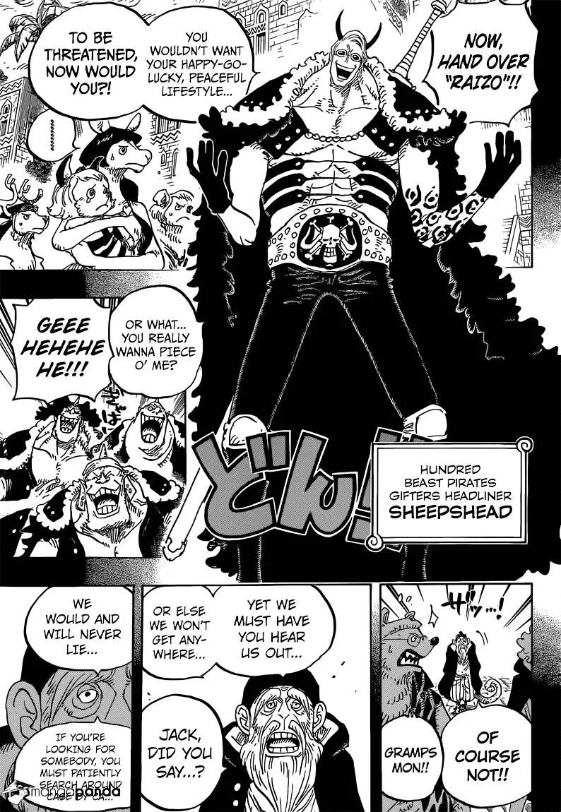One Piece Chapter 808 page 7