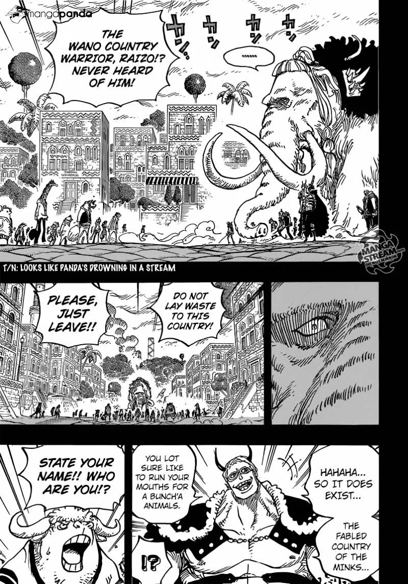 One Piece Chapter 808 page 5