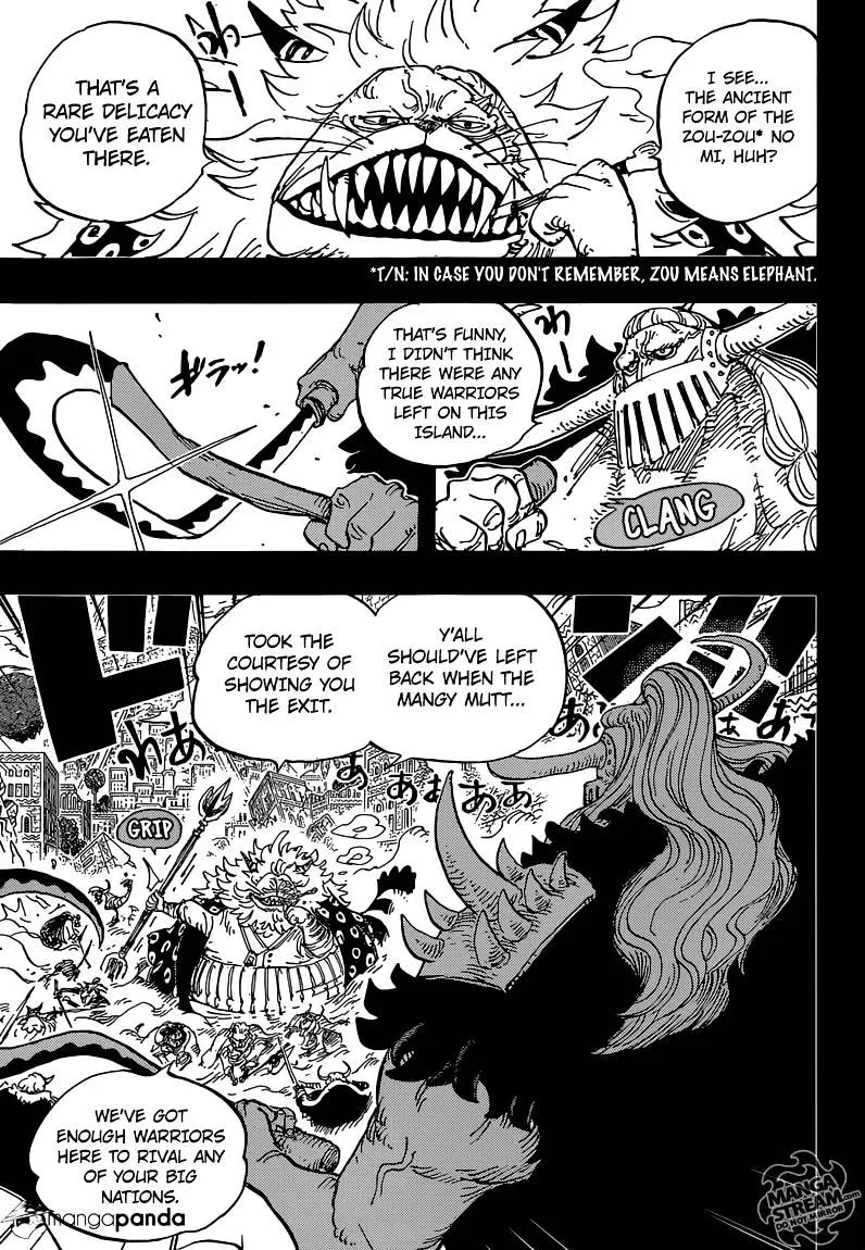 One Piece Chapter 810 page 6