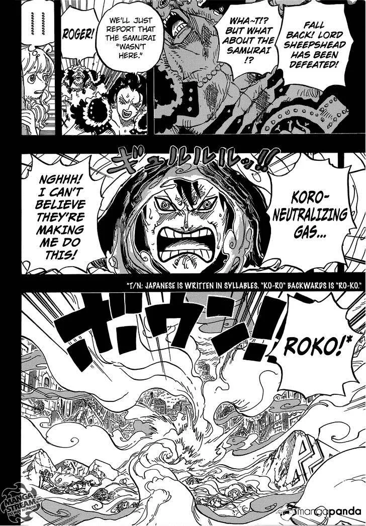 One Piece Chapter 811 page 7