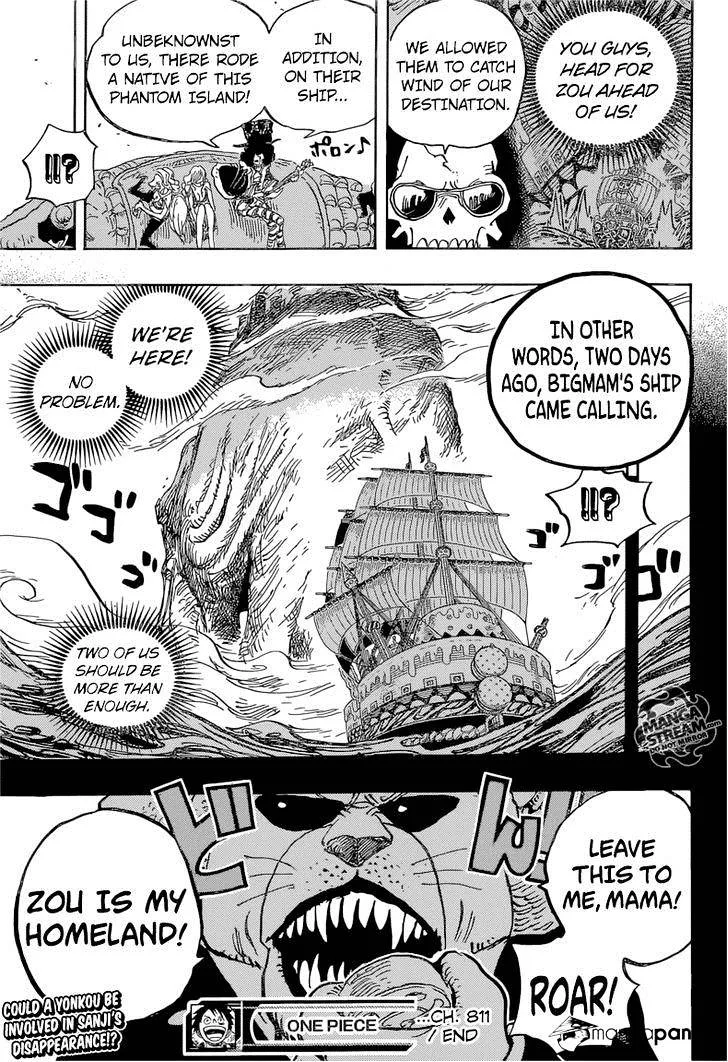 One Piece Chapter 811 page 20
