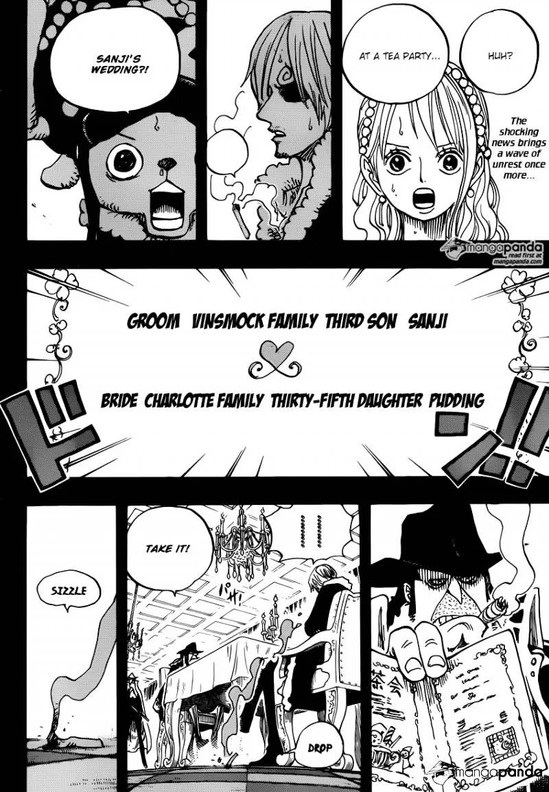 One Piece Chapter 813 page 2
