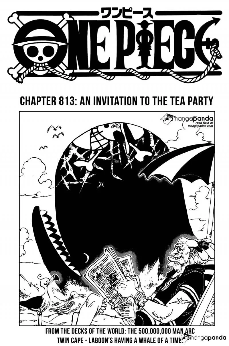 One Piece Chapter 813 page 1