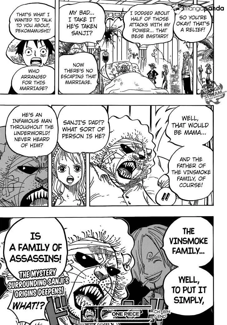One Piece Chapter 814 page 18