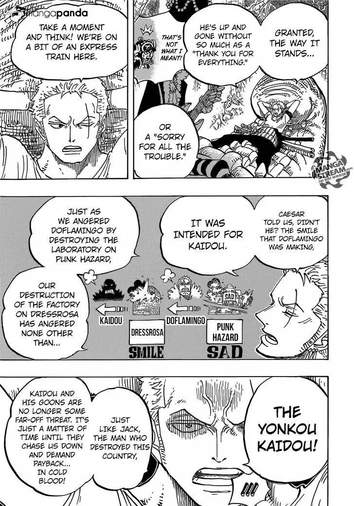 One Piece Chapter 814 page 9