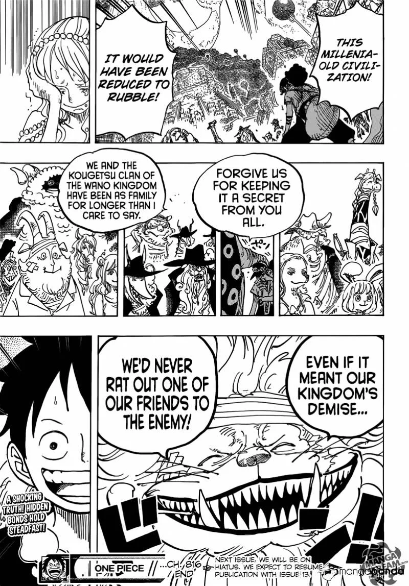 One Piece Chapter 816 page 18