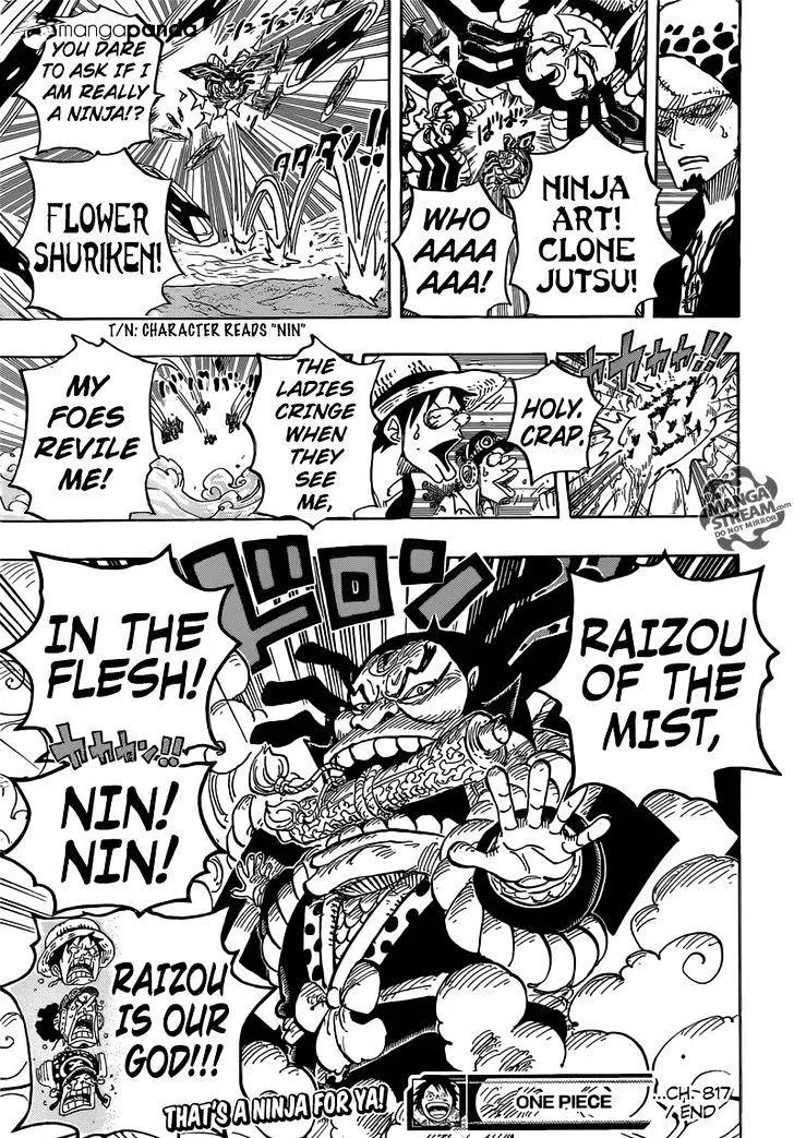 One Piece Chapter 817 page 19