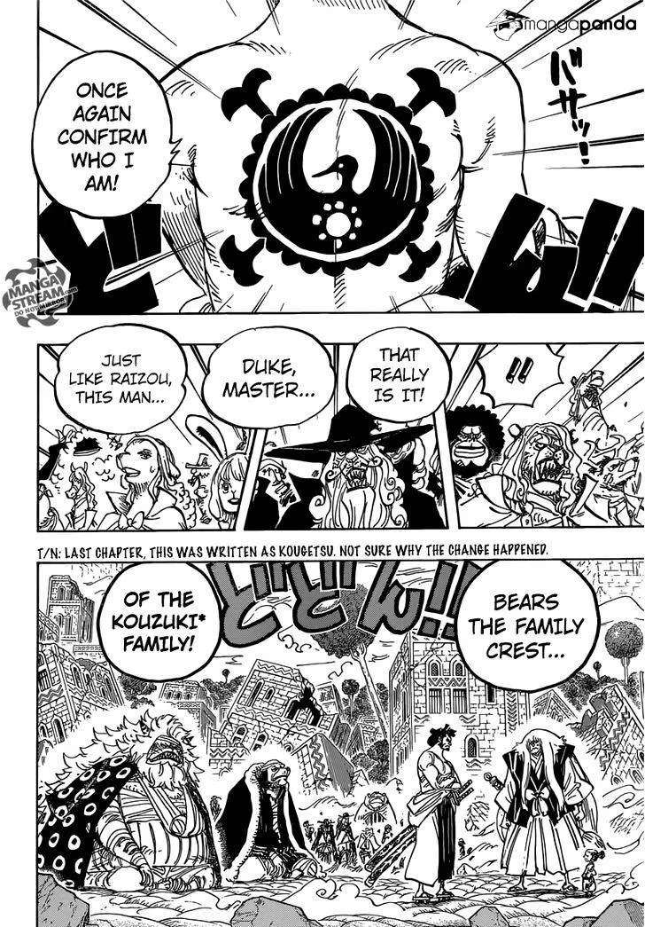 One Piece Chapter 817 page 4