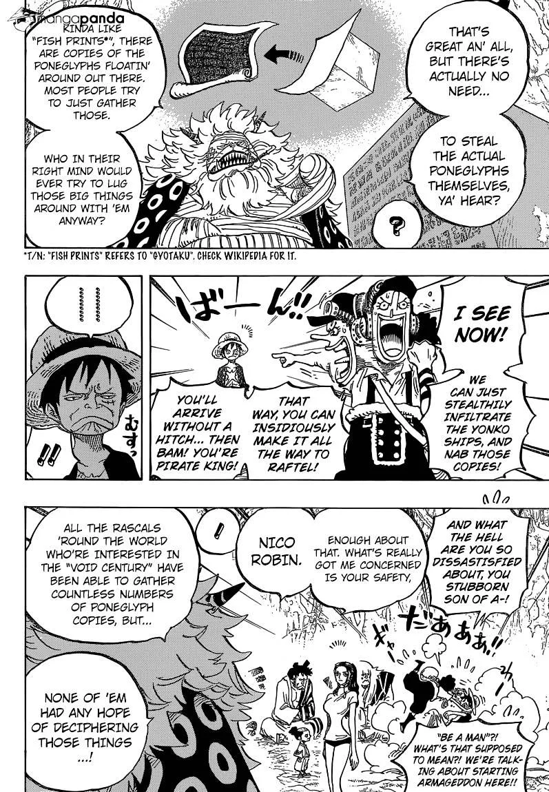 One Piece Chapter 818 page 10