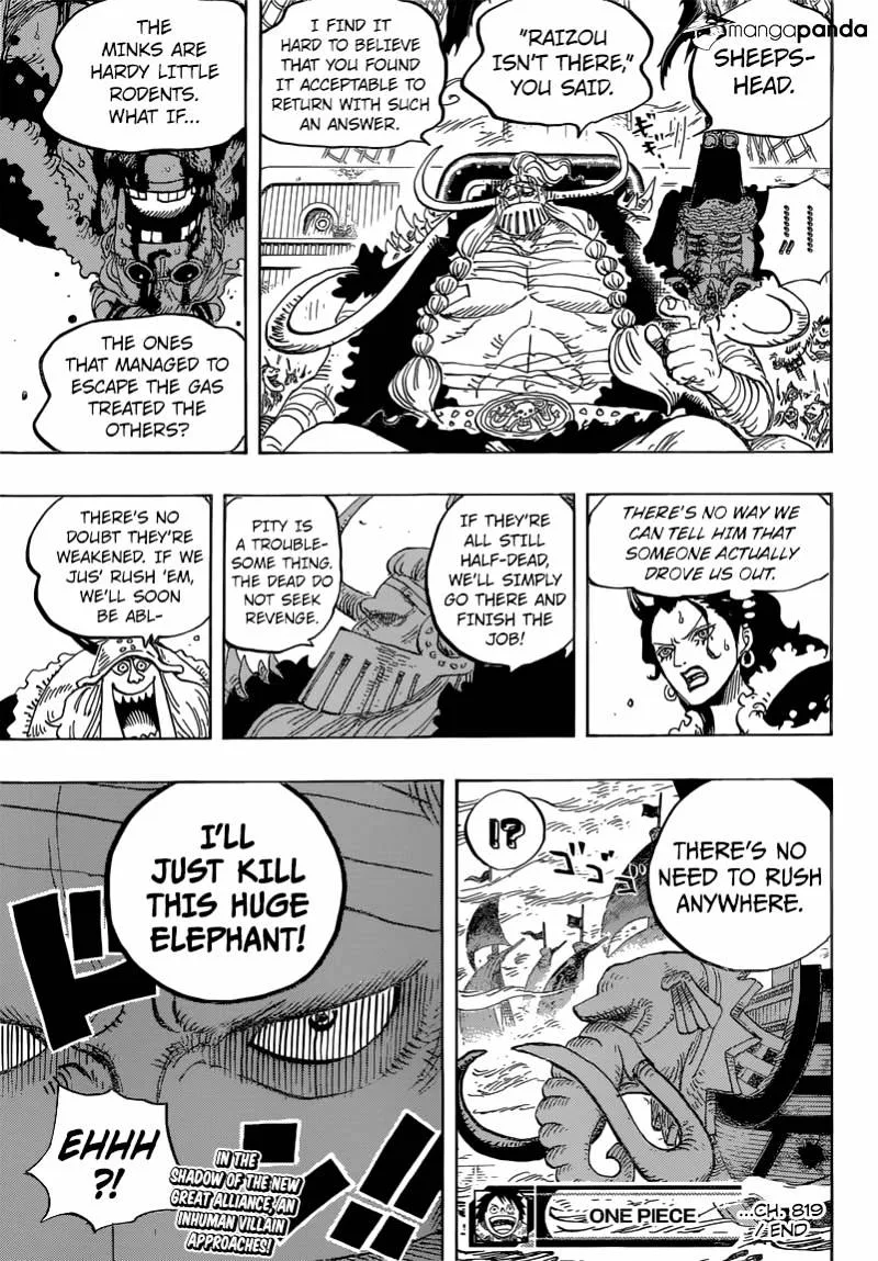 One Piece Chapter 819 page 19