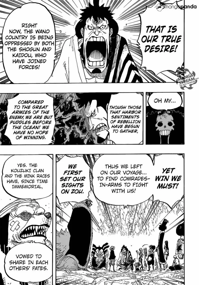 One Piece Chapter 819 page 7