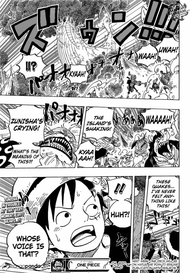 One Piece Chapter 820 page 19
