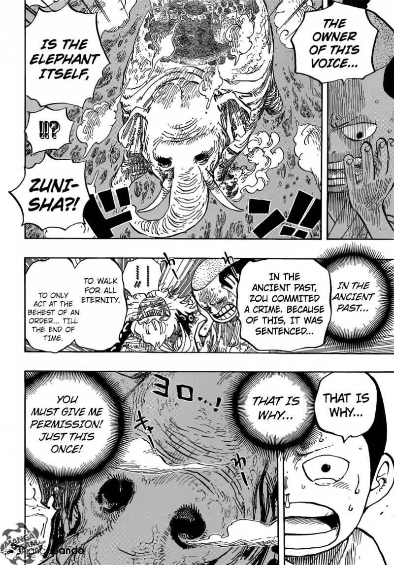 One Piece Chapter 821 page 12