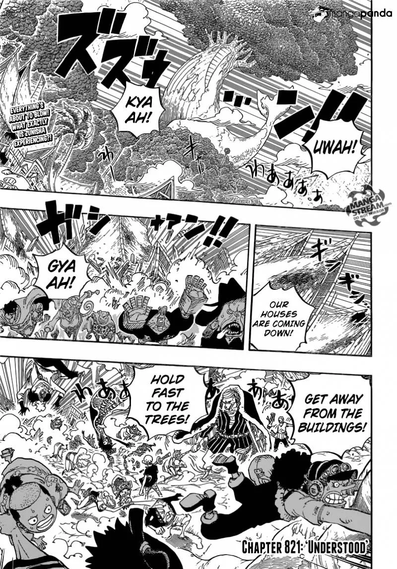 One Piece Chapter 821 page 5