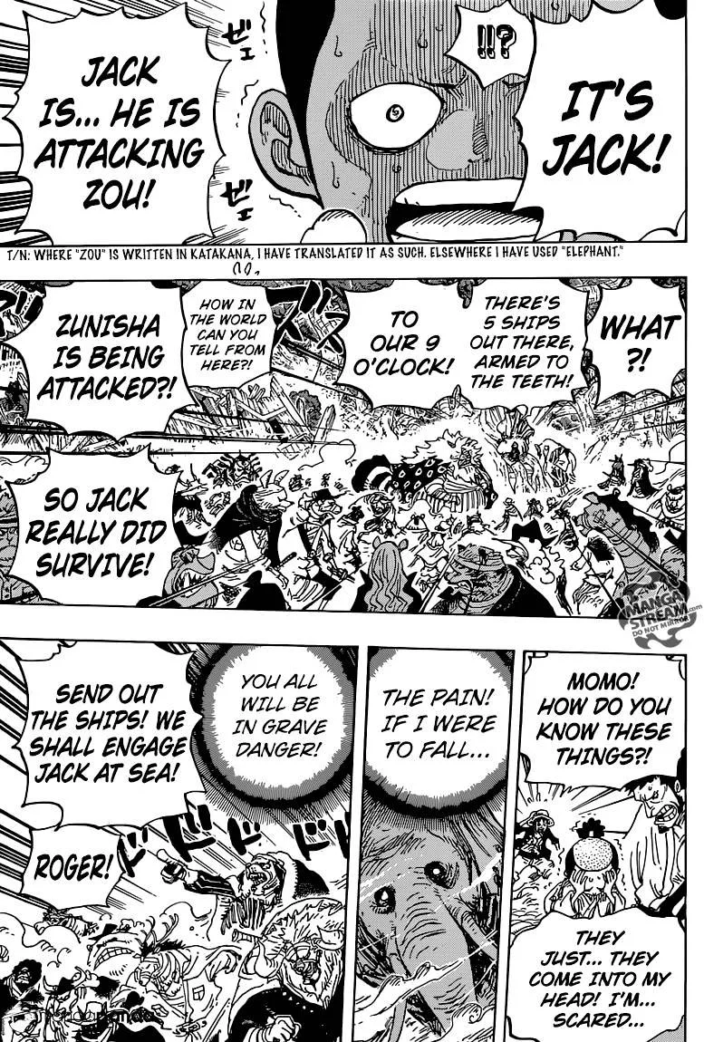 One Piece Chapter 821 page 11