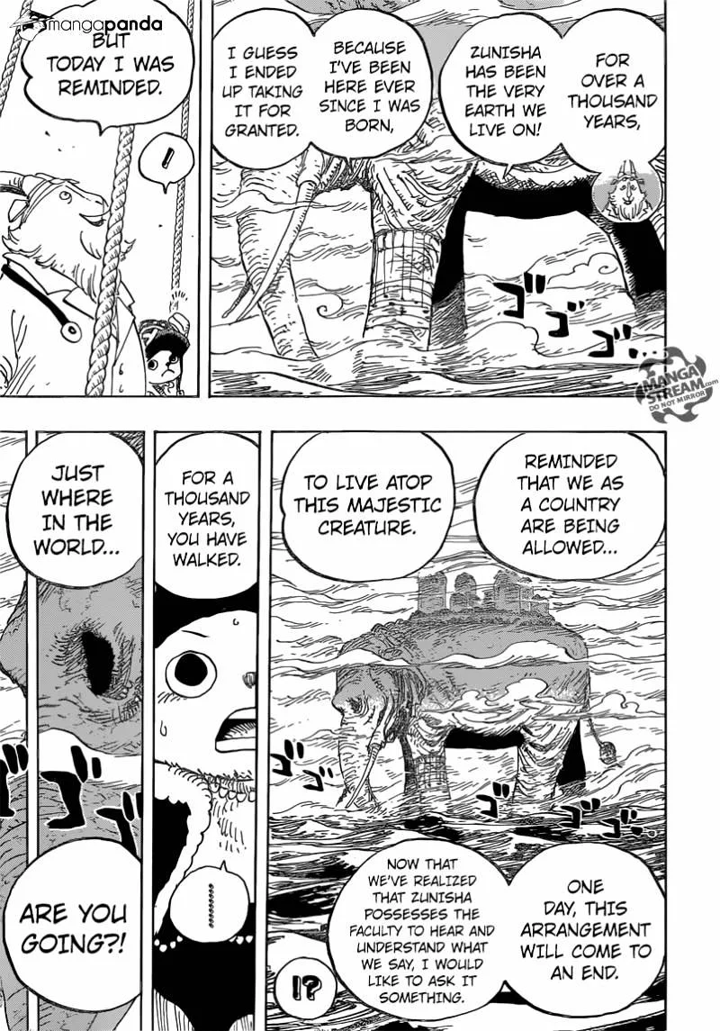 One Piece Chapter 822 page 5