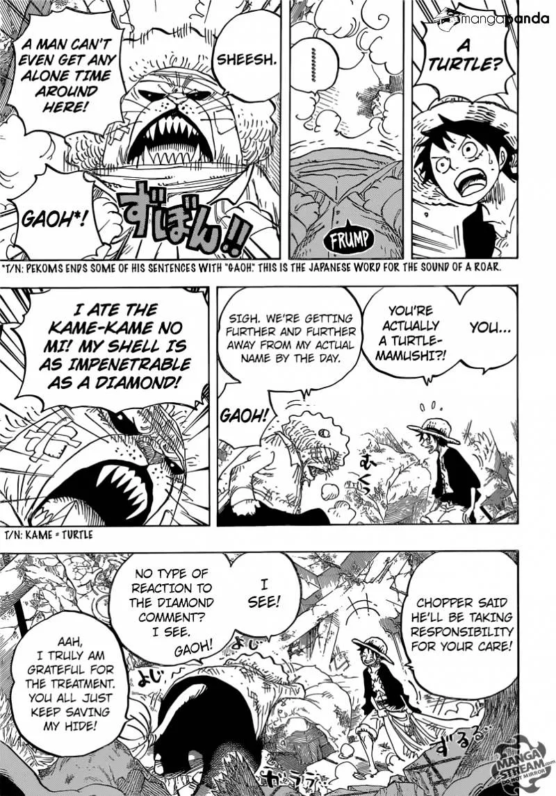One Piece Chapter 822 page 9
