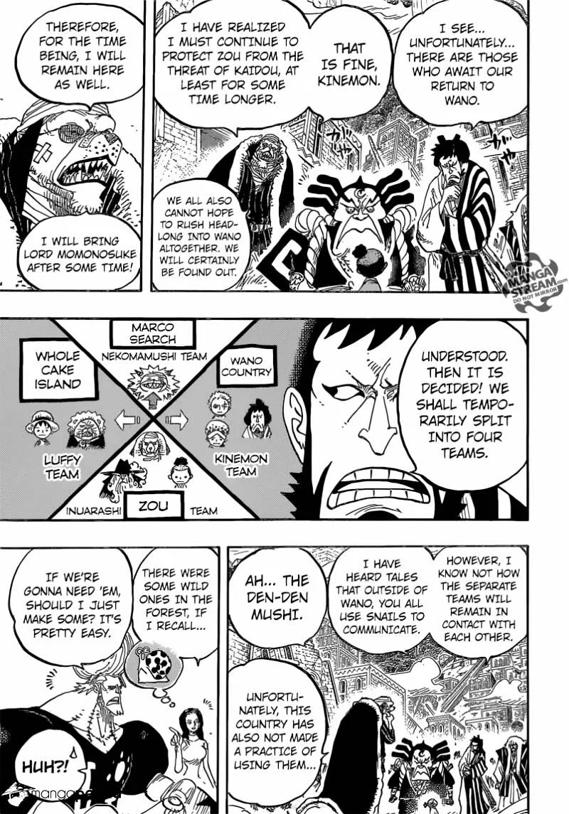 One Piece Chapter 822 page 7
