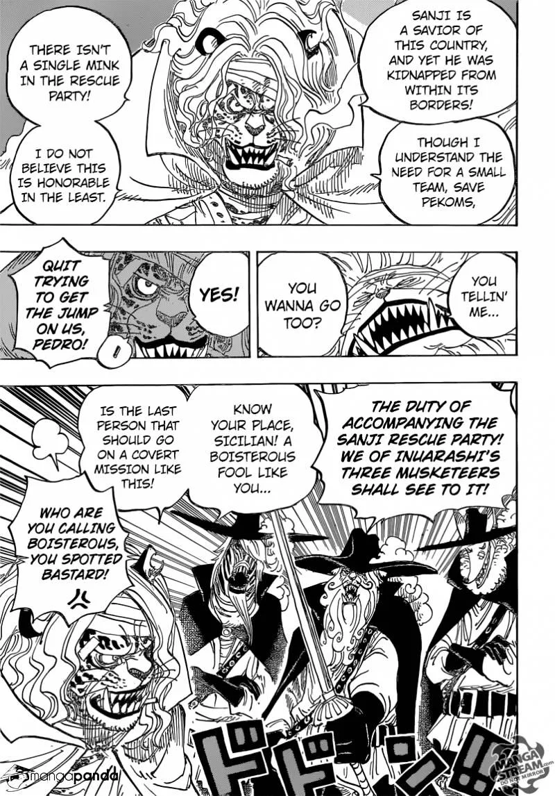 One Piece Chapter 822 page 11