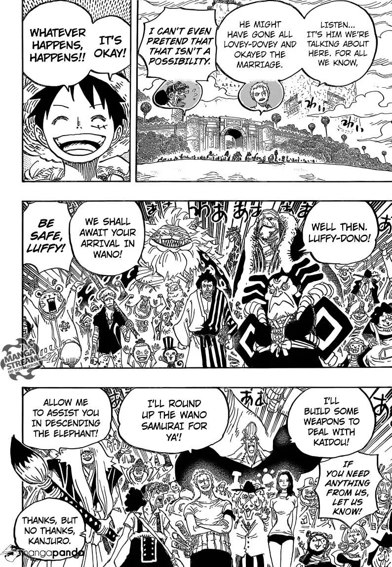One Piece Chapter 822 page 16