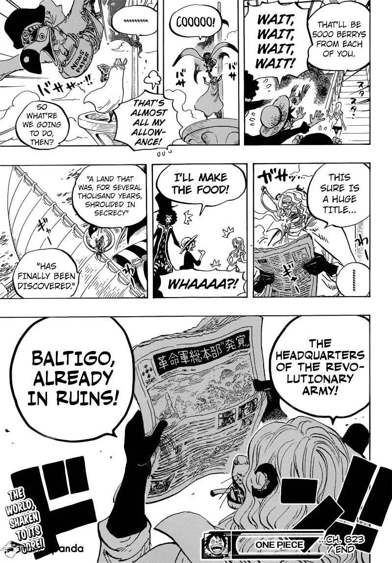 One Piece Chapter 823 page 18