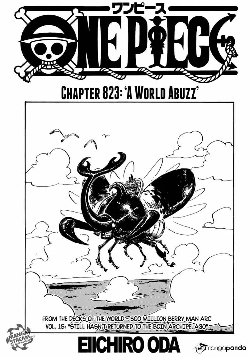 One Piece Chapter 823 page 1