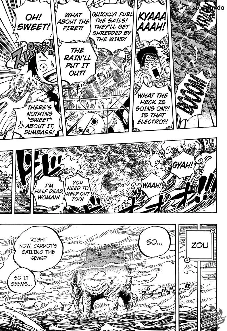 One Piece Chapter 824 page 8