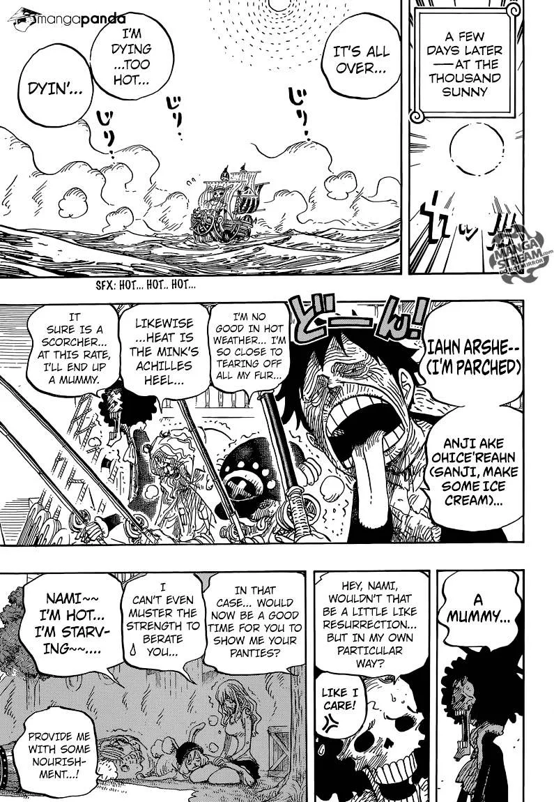 One Piece Chapter 825 page 9