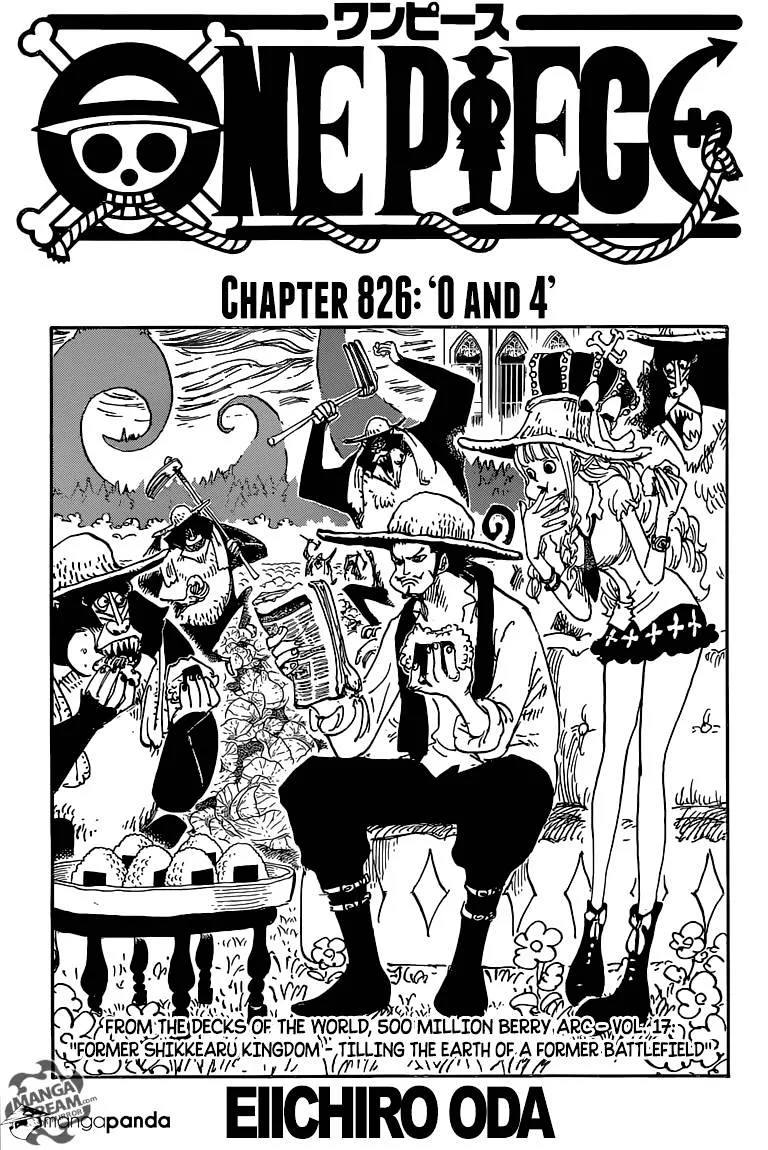 One Piece Chapter 826 page 1