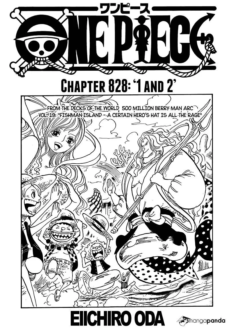 One Piece Chapter 828 page 1