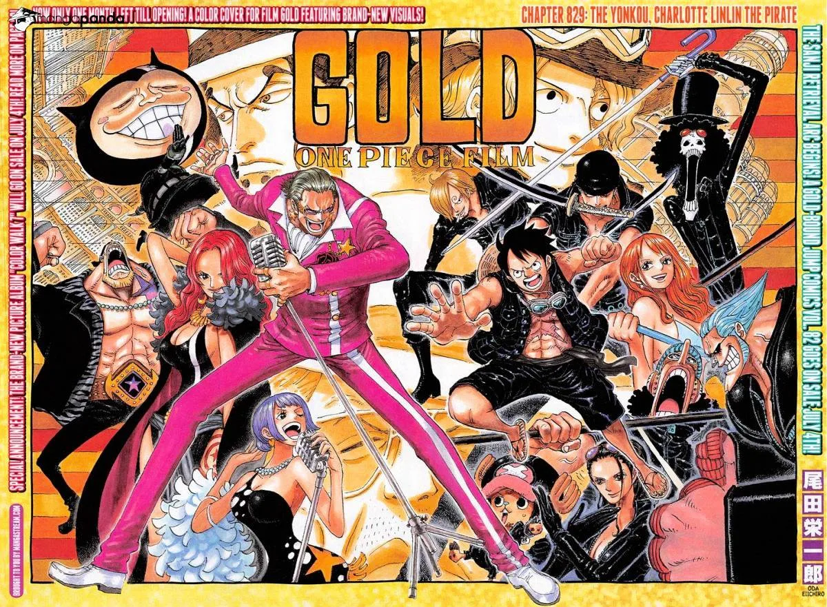 One Piece Chapter 829 page 2