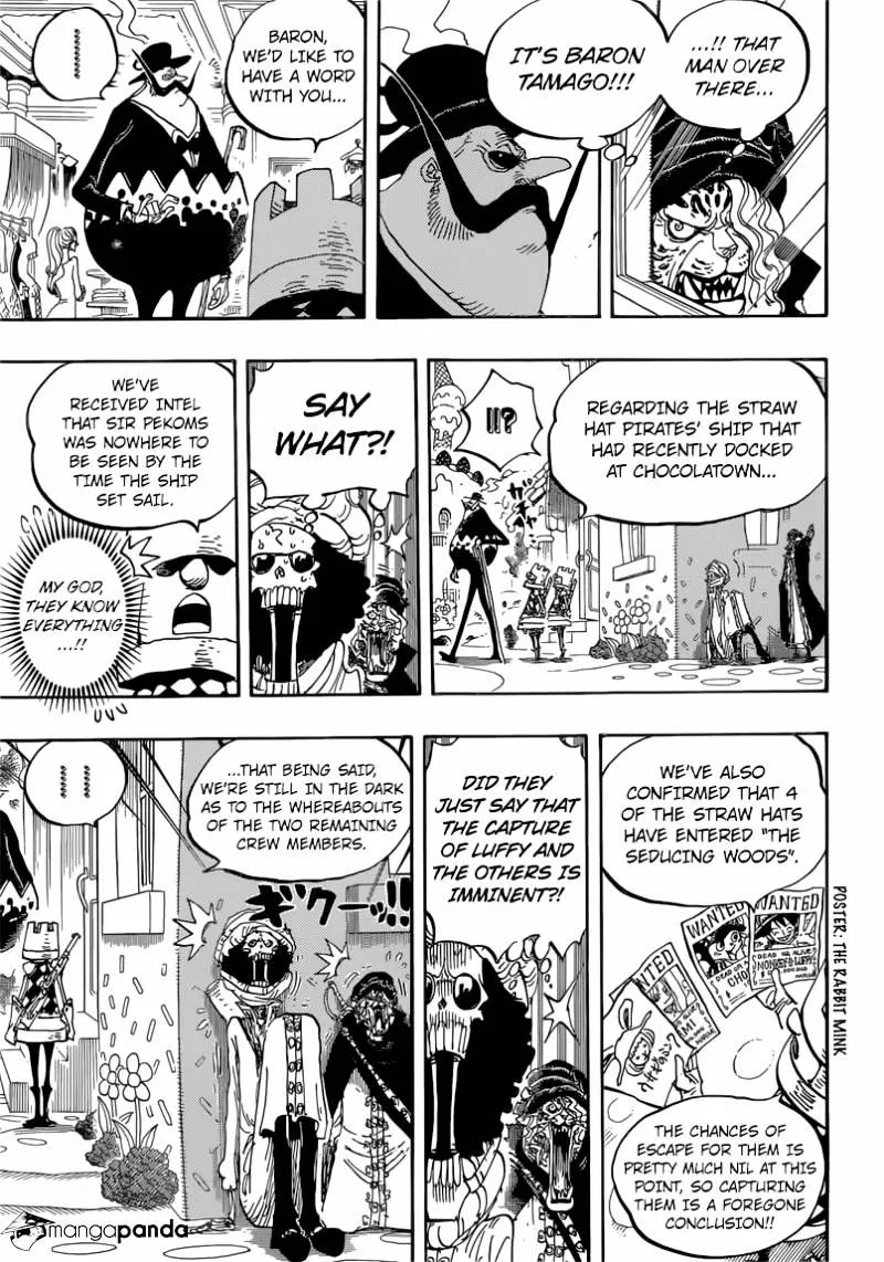 One Piece Chapter 834 page 9