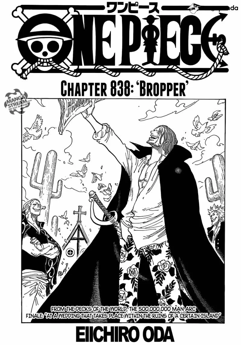 One Piece Chapter 838 page 1