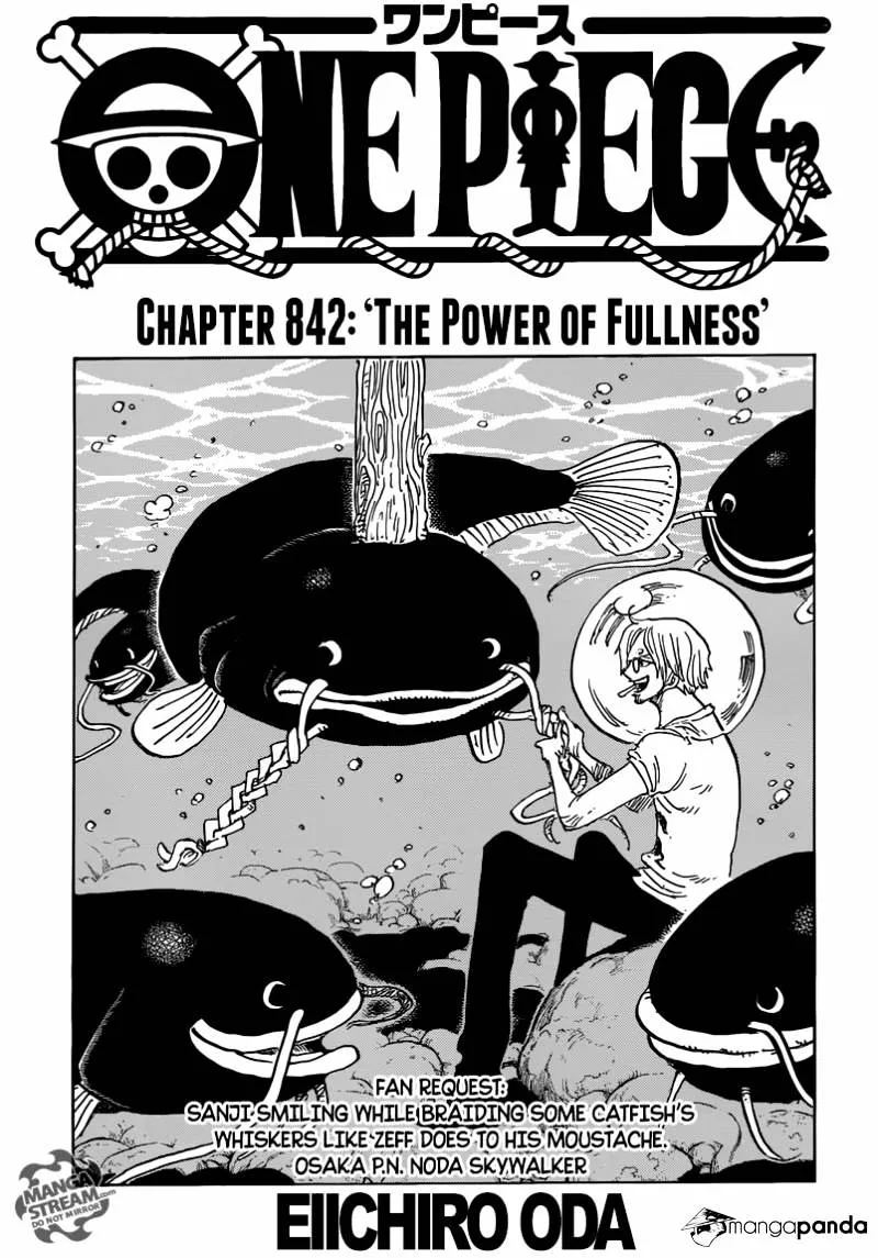 One Piece Chapter 842 page 1