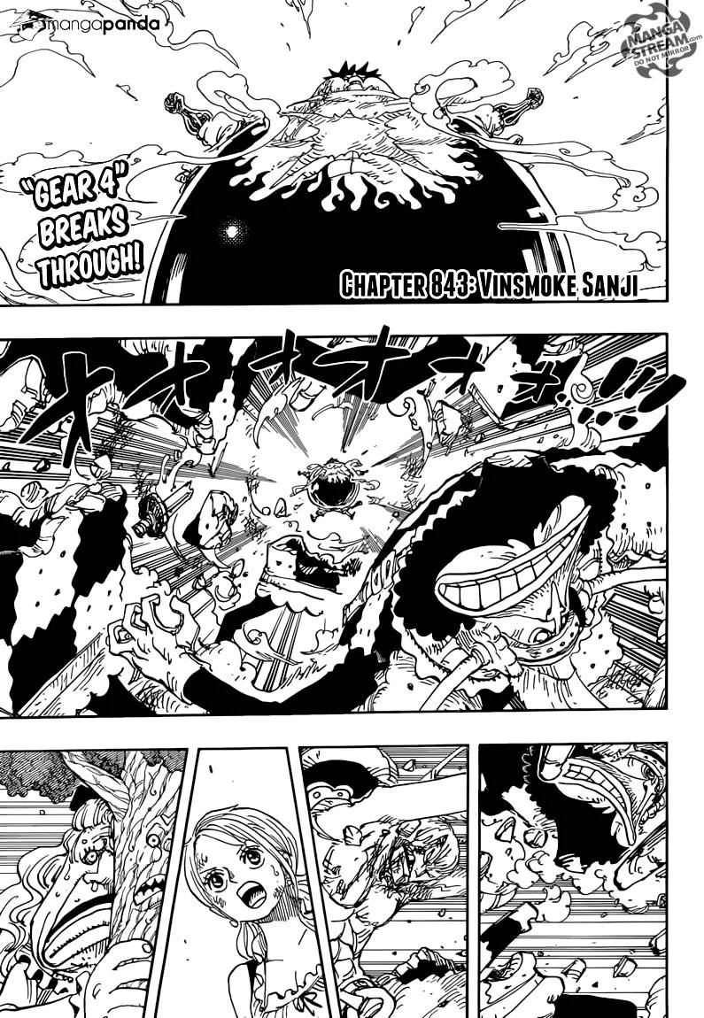 One Piece Chapter 843 page 1