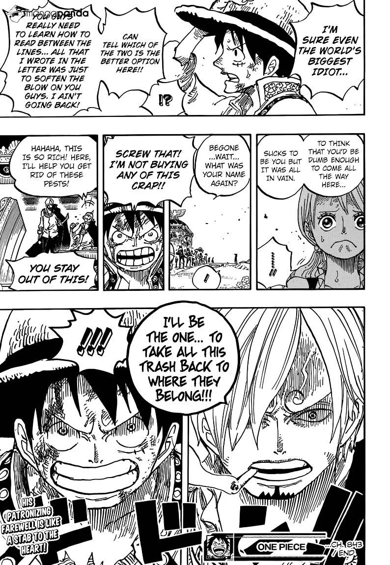 One Piece Chapter 843 page 19